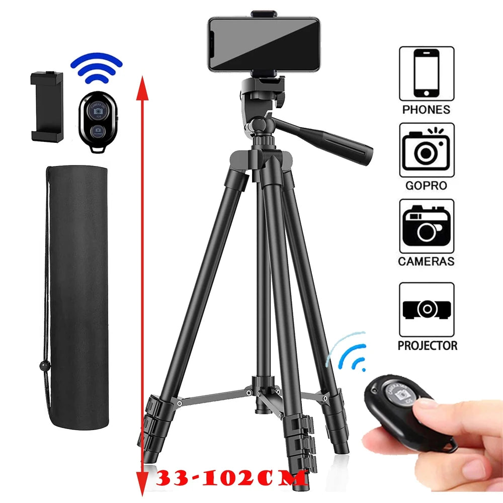 Universal Phone Tripod Stand with Remote