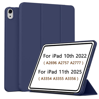 For iPad (A16) 11th Generation Case 11 Inch 2025, for iPad 10th Generation Case 10.9 2022, Magnetic Slim Trifold Stand Cover