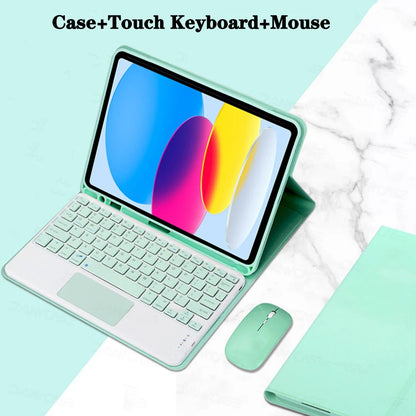 Keyboard Case for iPad 11th Gen (A16) 11 Inch 2025, Detachable Keyboard for iPad 10th Gen 10.9 Inch 2022 with Pencil Holder