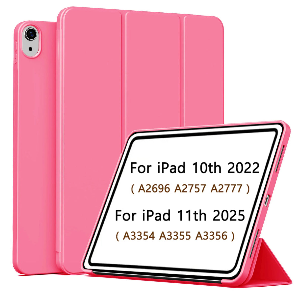 For iPad (A16) 11th Generation Case 11 Inch 2025, for iPad 10th Generation Case 10.9 2022, Magnetic Slim Trifold Stand Cover