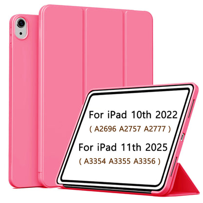 For iPad (A16) 11th Generation Case 11 Inch 2025, for iPad 10th Generation Case 10.9 2022, Magnetic Slim Trifold Stand Cover