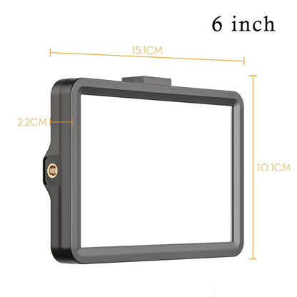Selfie Light Three Color 6" 8" LED Panel Dimmable Lighting Video Photography Photo Studio Youtube Phone Live Stream Fill Lamp