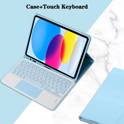 Keyboard Case for iPad 11th Gen (A16) 11 Inch 2025, Detachable Keyboard for iPad 10th Gen 10.9 Inch 2022 with Pencil Holder