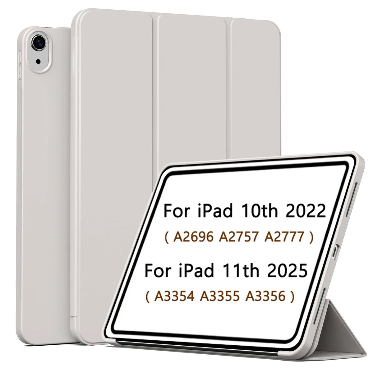 For iPad (A16) 11th Generation Case 11 Inch 2025, for iPad 10th Generation Case 10.9 2022, Magnetic Slim Trifold Stand Cover