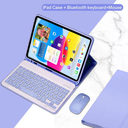Keyboard Case for iPad 11th Gen (A16) 11 Inch 2025, Detachable Keyboard for iPad 10th Gen 10.9 Inch 2022 with Pencil Holder
