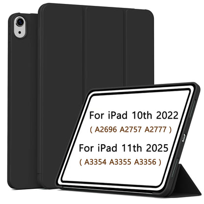 For iPad (A16) 11th Generation Case 11 Inch 2025, for iPad 10th Generation Case 10.9 2022, Magnetic Slim Trifold Stand Cover