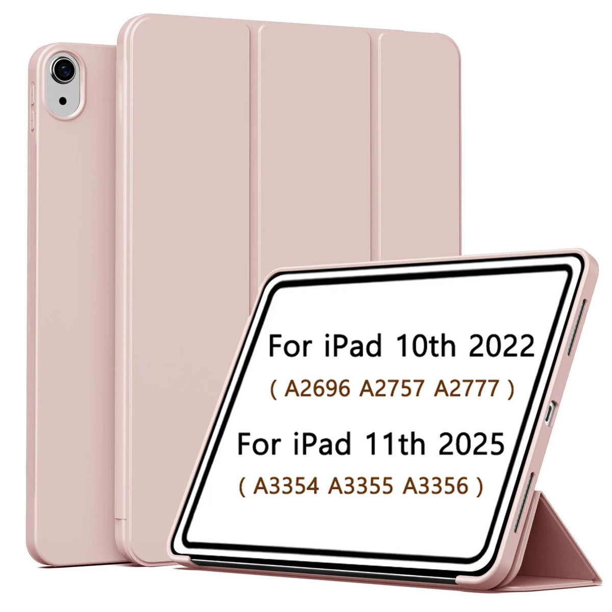 For iPad (A16) 11th Generation Case 11 Inch 2025, for iPad 10th Generation Case 10.9 2022, Magnetic Slim Trifold Stand Cover